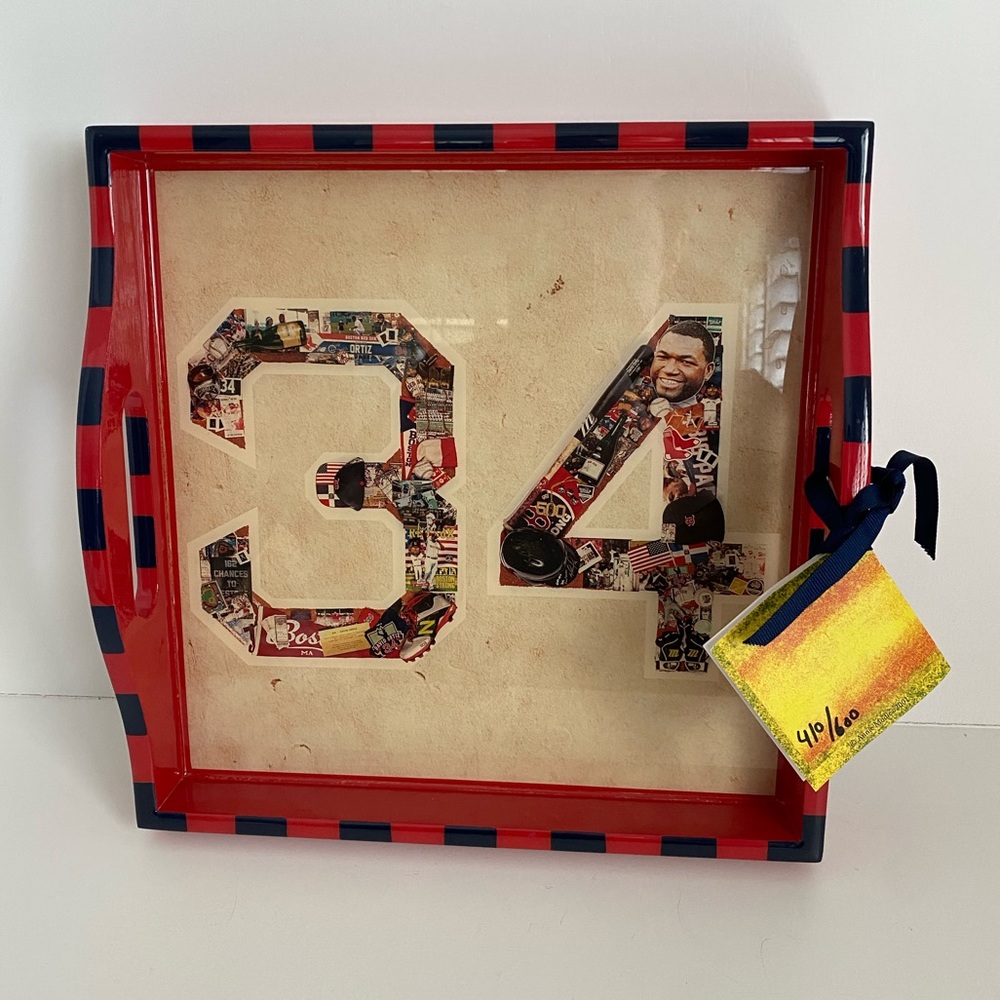 NWT Annie Modica tray exclusively for Boston Red Sox